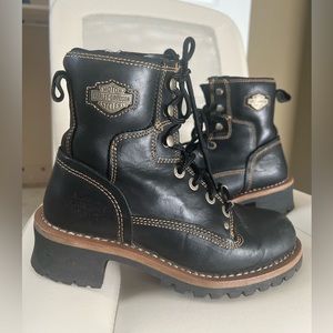 Harley Davidson ladies biker boots, size 7.5